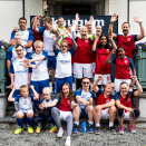 18. juni: Team Skaugum tar i mot Nordstrand Allsport til vennskaplig fotoballkamp på Skaugum Arena. Foto: Vidar Ruud / NTB scanpix